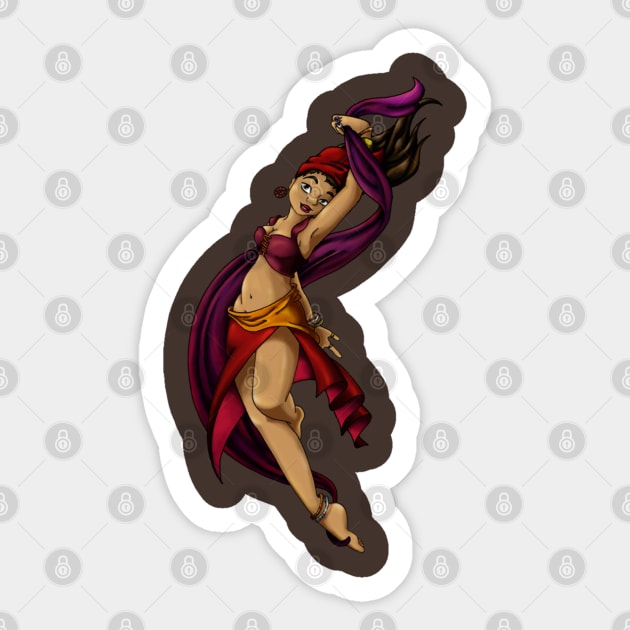 Rohesia Dancer Sticker by Thedustyphoenix